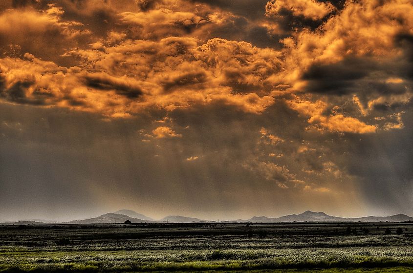 A view west toward Great Plains State Park.