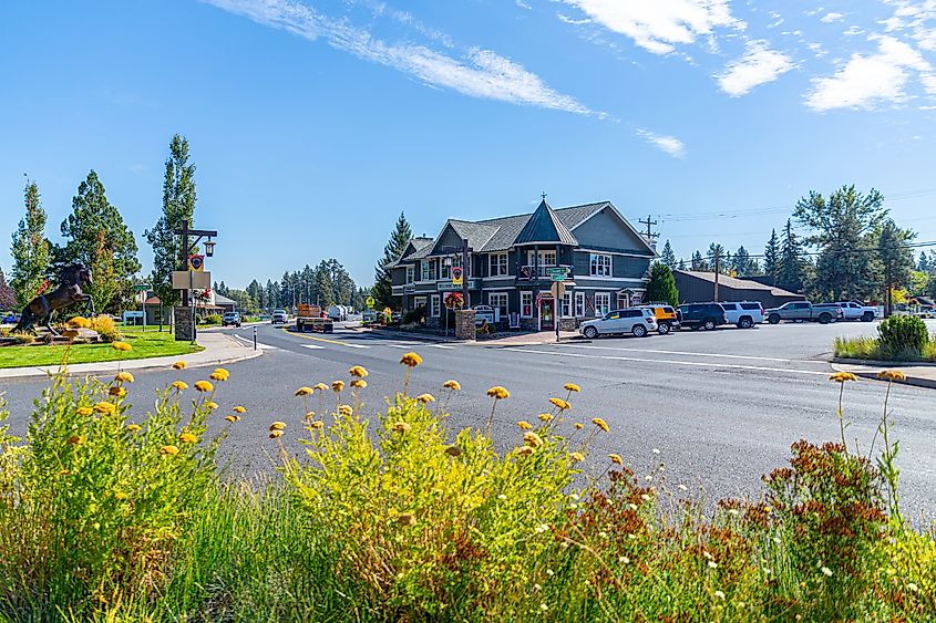 Sisters, Oregon, a pioneer town, settled in 1880.