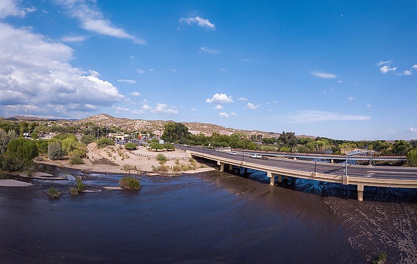 Hassayampa River in Wickenburg, Arizona.