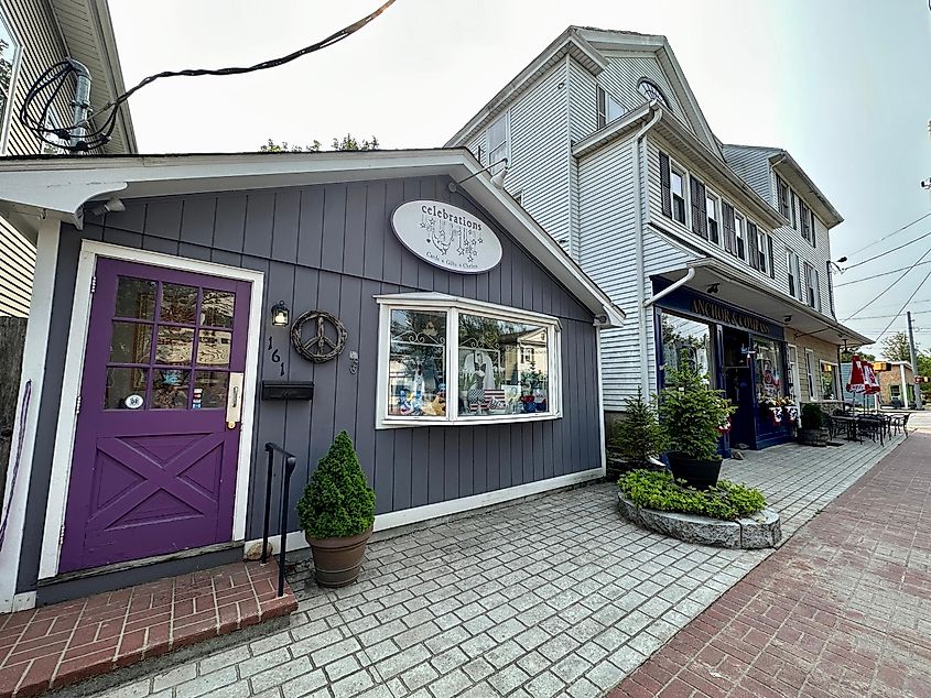 View of several stores in downtown Deep River, via Rachel Rose Boucher / Shutterstock.com