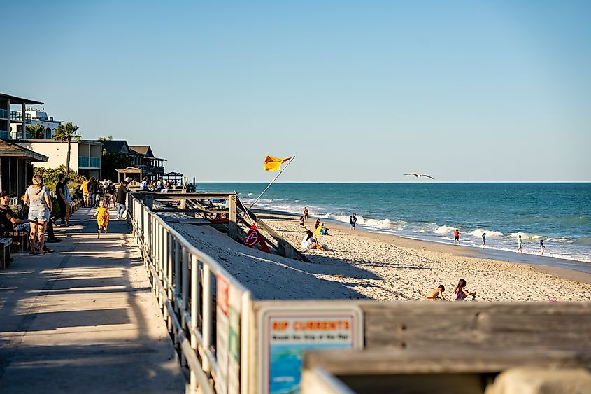 The stunning beach at Vero Beach, Florida. 