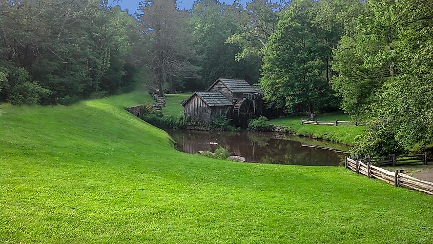 Mabry Mill Blue Ridge Pkwy Meadows of Dan, Virginia