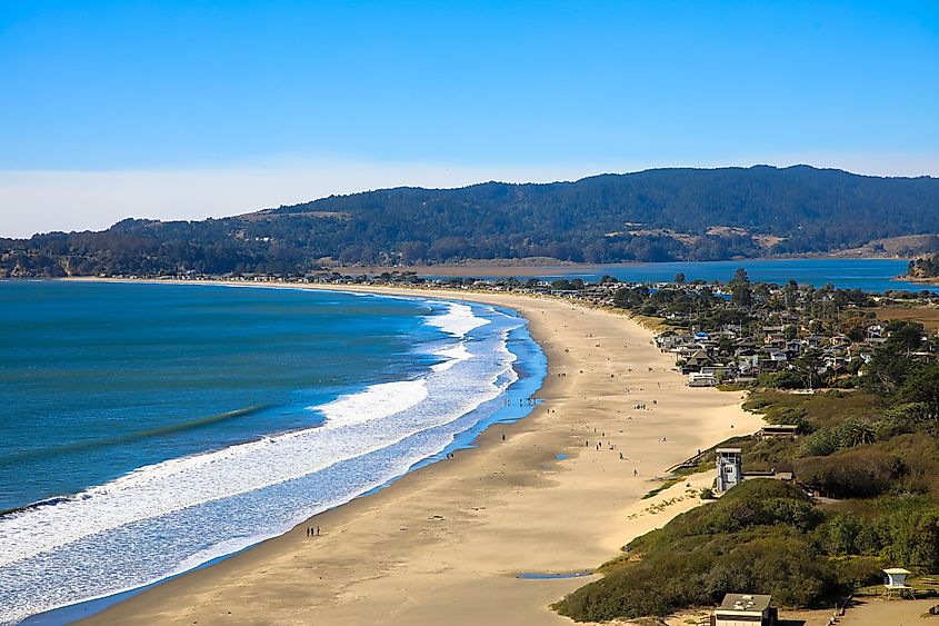 The gorgeous beach in Muir Beach, California.