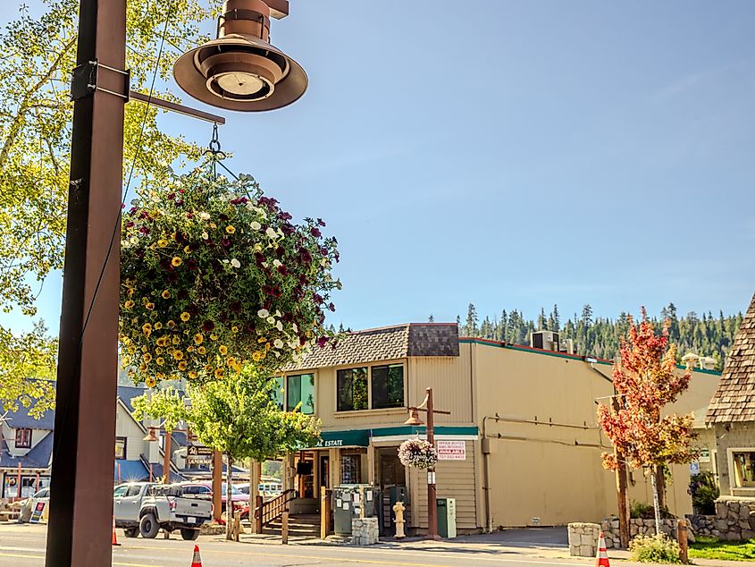 Street view in Tahoe City, California