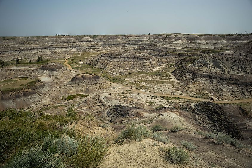 Horseshoe Canyon, located a short drive west of Drumheller.