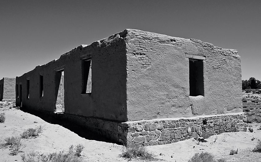 Fort Churchill Adobe Ruins — Fort Churchill State Historic Park, Nevada.