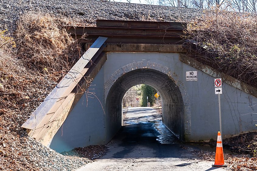 Bunny Man Bridge, near Clifton, Virginia.