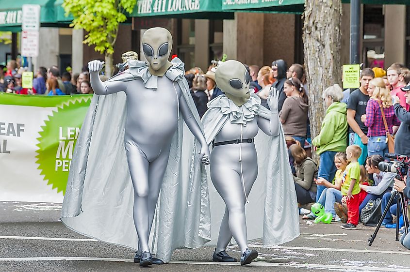 UFO Festival in McMinnville, Oregon.