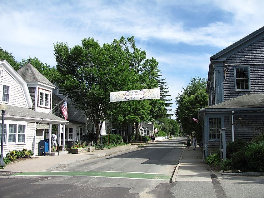 Front Street in Marion, Massachusetts