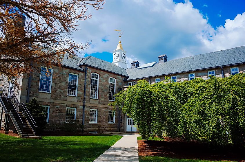 The University of Rhode Island in Kingston.