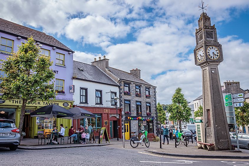 The charming downtown of Westport, Ireland