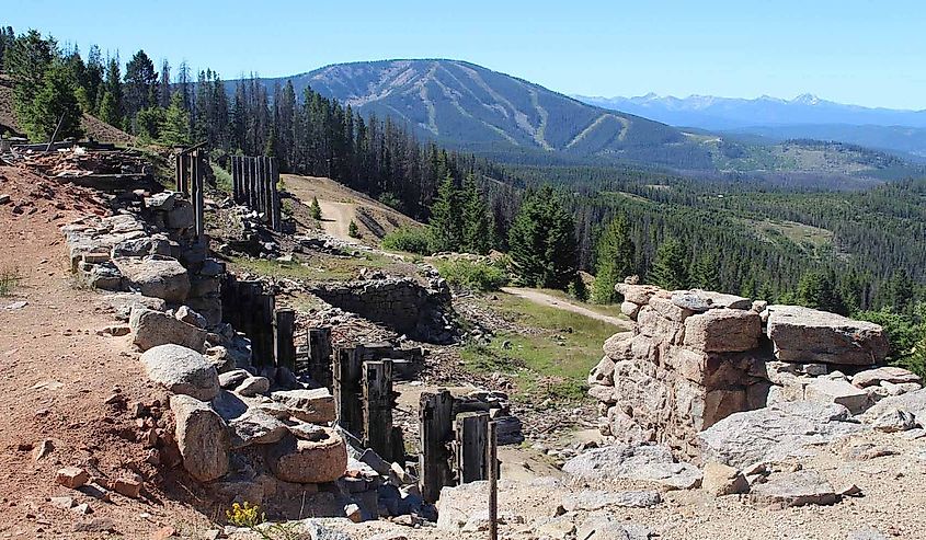 Granite Ghost Town State Park in Philipsburg, Montana.