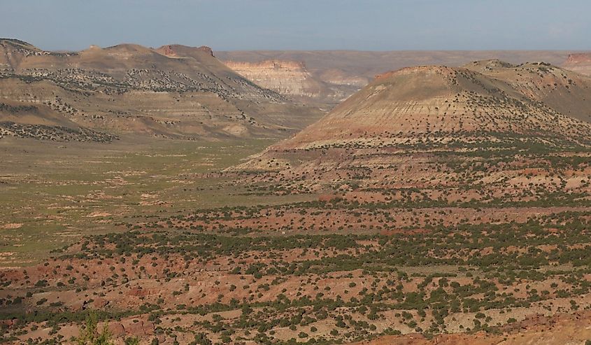 Landscape at Flaming Gorge National Recreation Area, Wyoming.
