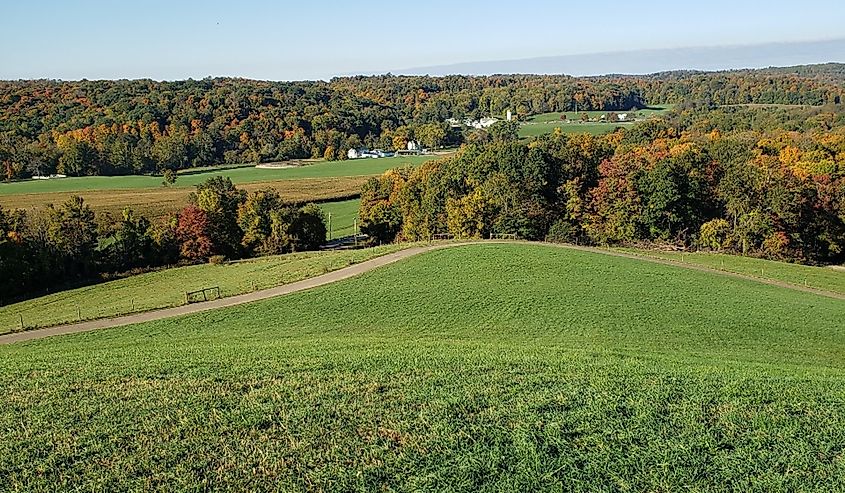 Malabar Farm State Park Seen From Mount Jeez, Ohio