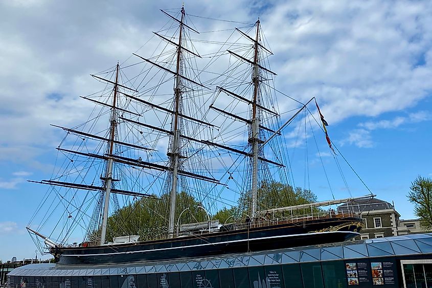 Cutty Sark in Greenwich London Image credit Bryan Dearsley