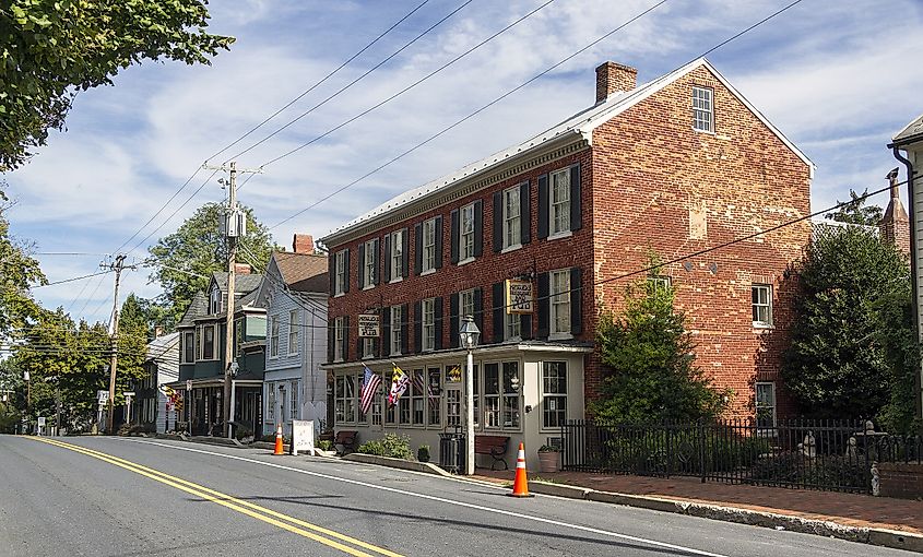 The New Market Historic District, New Market, Maryland. Image credit: Acroterion, via Wikimedia Commons