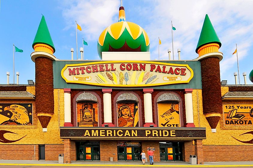 Famous Mitchell Corn Palace of South Dakota. 