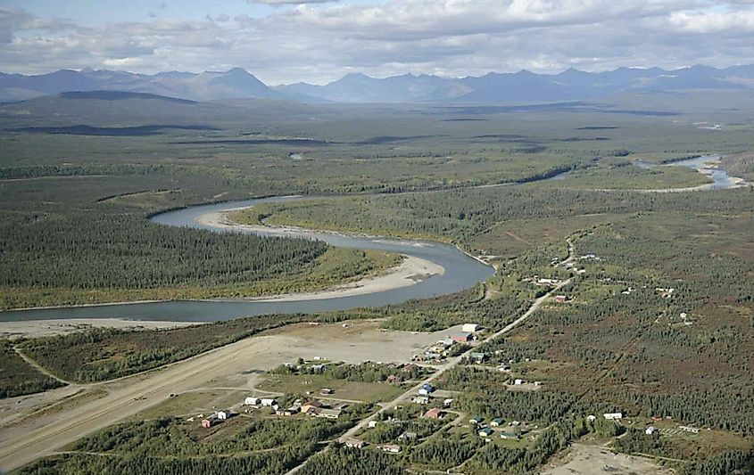 Aerial view of Bettles.