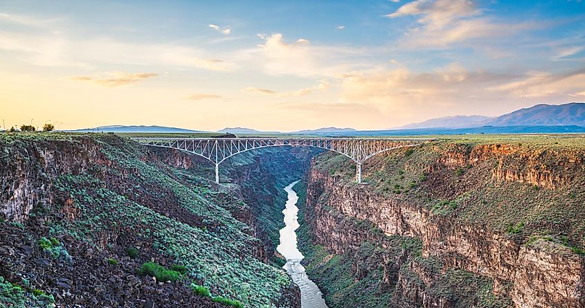 Taos, New Mexico, USA at Rio Grande Gorge Bridge.