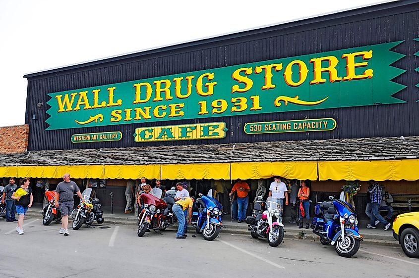 Wall Drug Store located in Wall, South Dakota