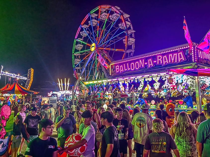 Iowa State Fair in Des Moines, Iowa.