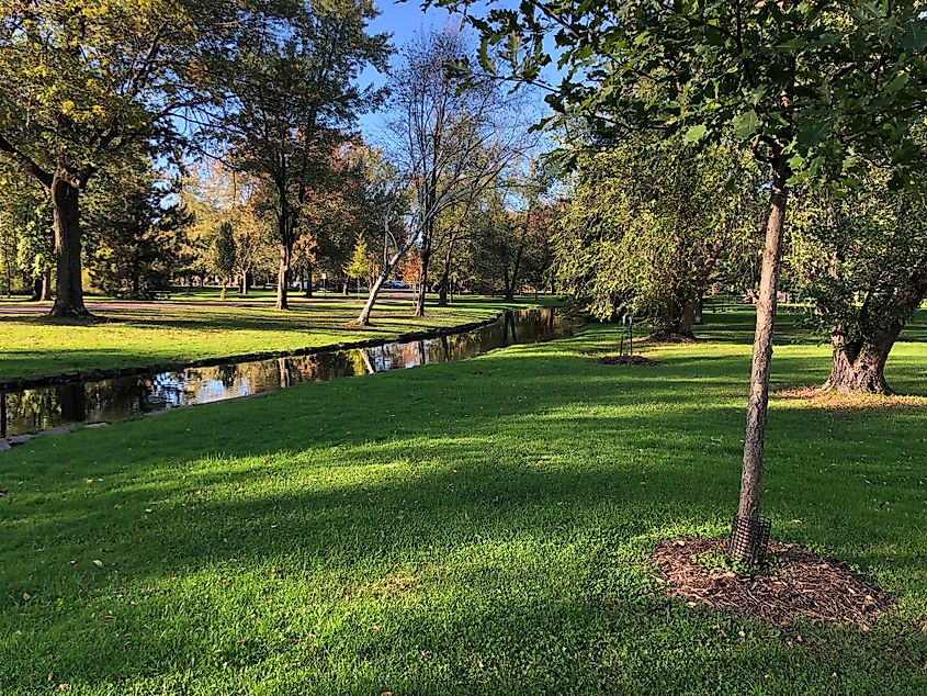 Iverson Park in Stevens Point, Wisconsin.