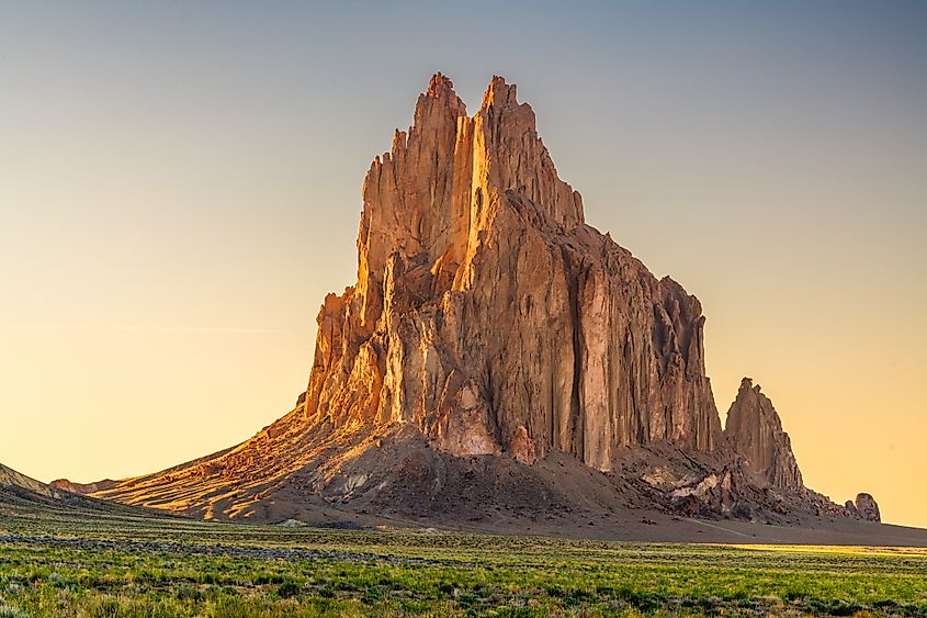 The Winged Rock outside of Shiprock, New Mexico.