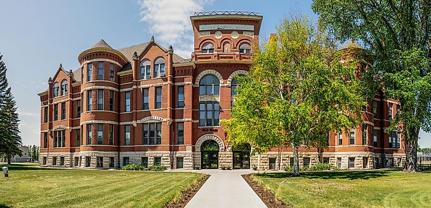 The Mayville State University in Mayville, North Dakota.