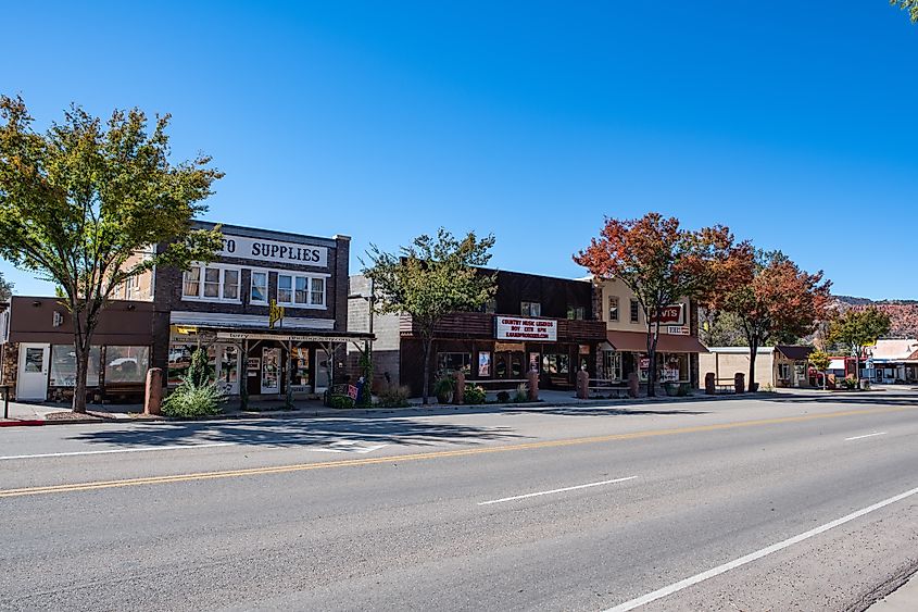Street view in Kanab, Utah