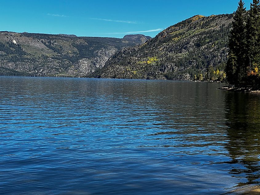 Fremont Lake in Wyoming.