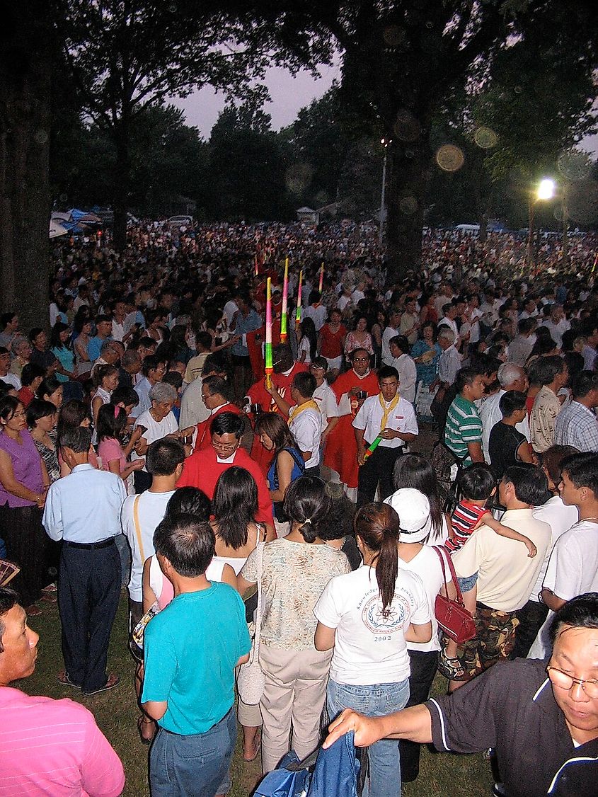 Marian Days festival for Vietnamese American Roman Catholics.