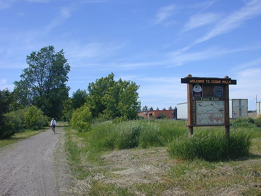 Luce Line Bike-Walk Trail, Hutchinson, Minnesota. Wikimedia Commons.