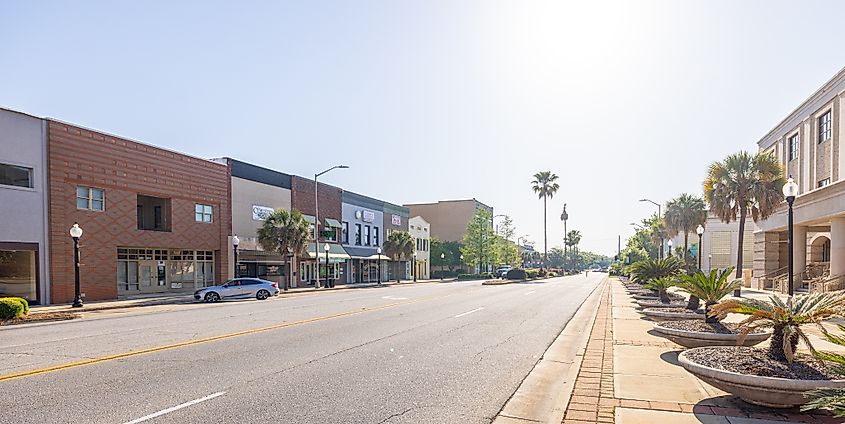 View of Albany in Georgia.