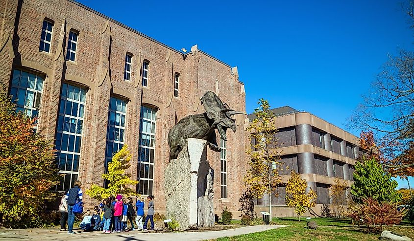 Yale Peabody Museum of Natural History in downtown New Haven, Connecticut.