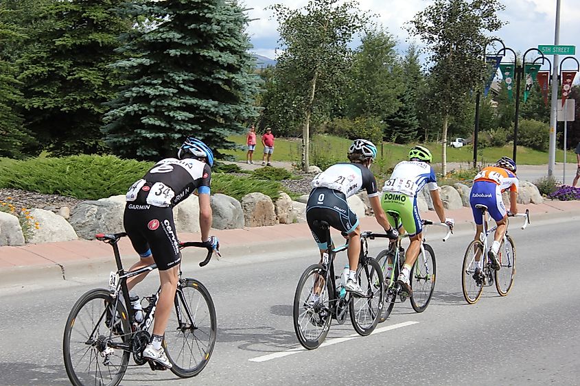 Cycling Challenge in Silverthorne, Colorado.