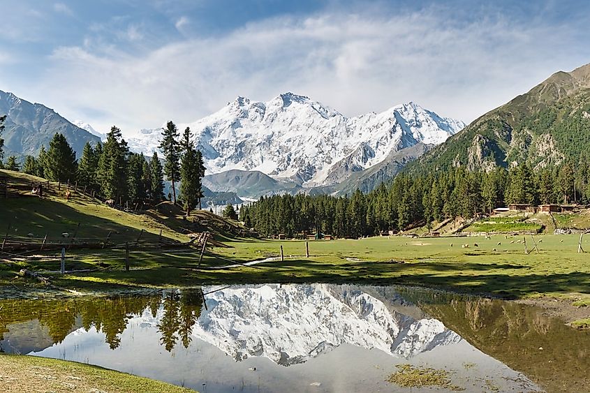 Nanga Parbat in the western Himalayas.