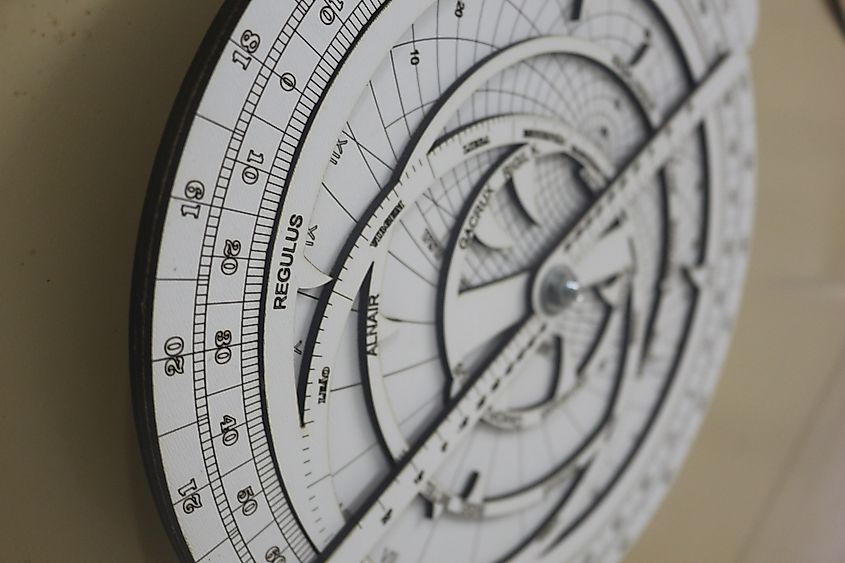 A medieval astrolabe