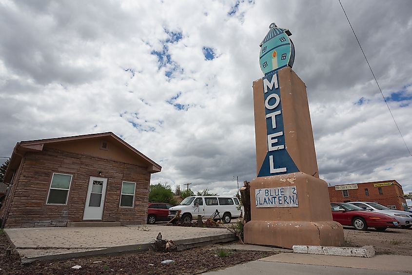 A motel in Torrington, Wyoming.