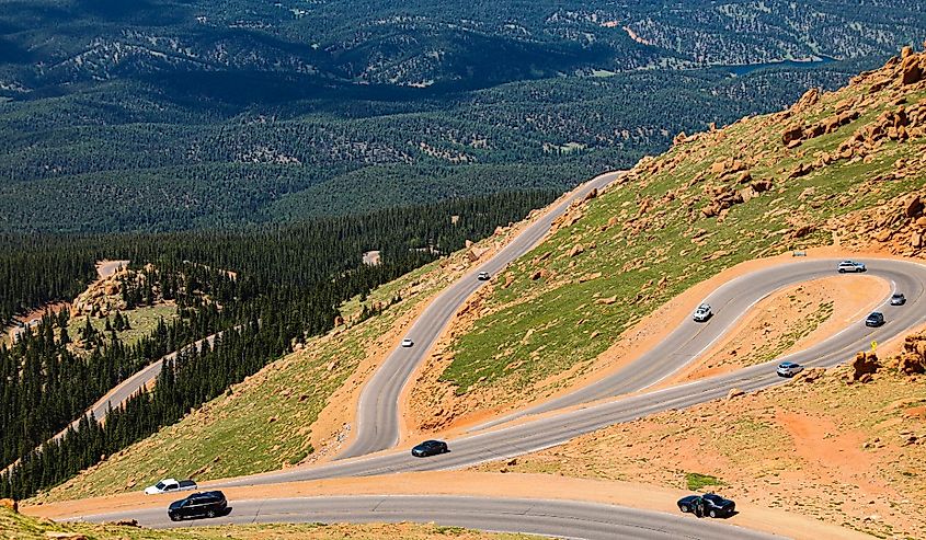 Pikes Peak, Manitou Springs, Colorado.