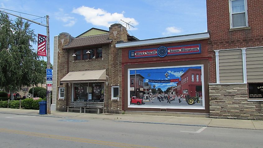 A museum in the town of Ashville, Ohio.