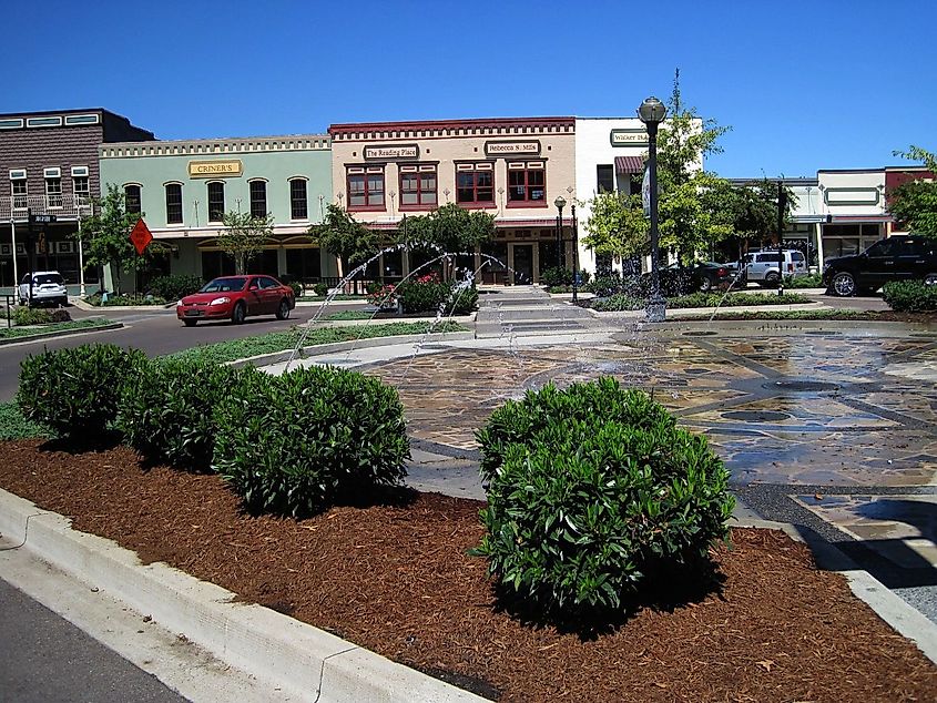 The Court Square in Ripley, Tennessee