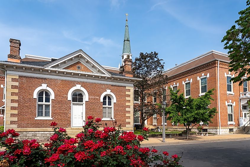 Ste. Genevieve National Historical Park and Historic District. Editorial credit: EWY Media / Shutterstock.com