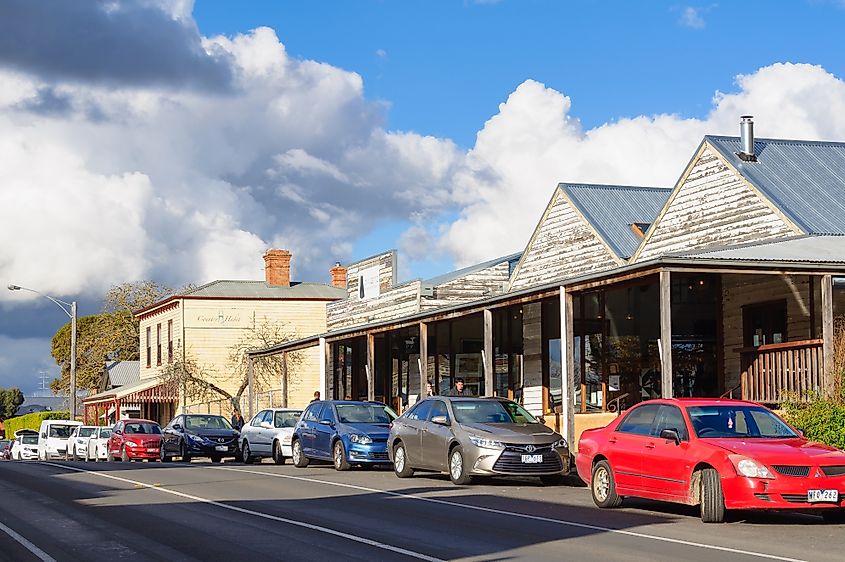 Kyneton, Victoria, Australia: Piper Street is a vibrant retail street