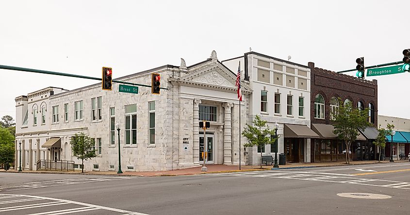 The Bainbridge City Hall in Georgia.