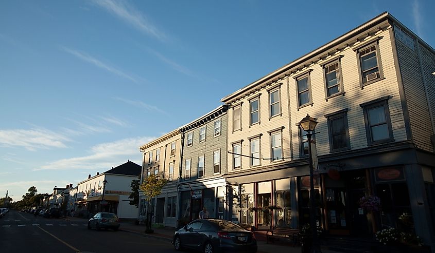 Street view in Saint Andrews, New Brunswick.