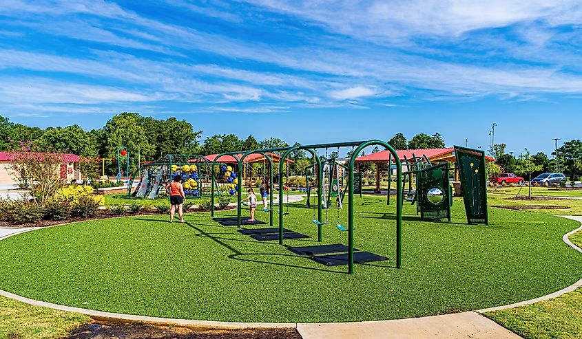 Playground in Clayton, North Carolina.