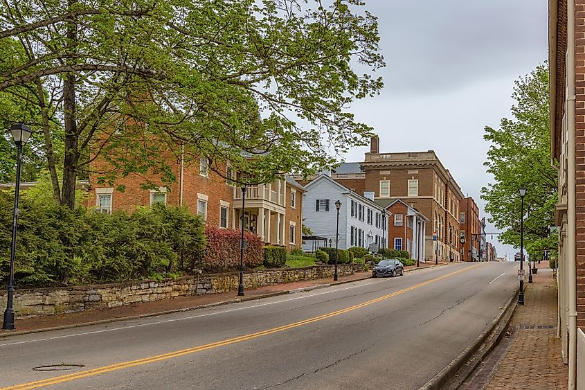 Historic district of Greeneville, Tennessee.