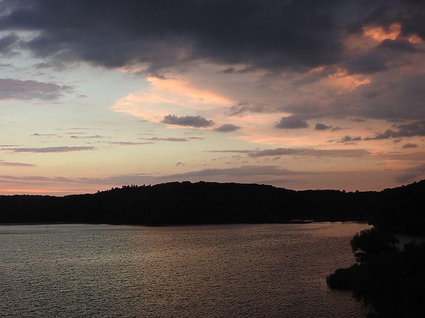 Sunset on Butternut Lake