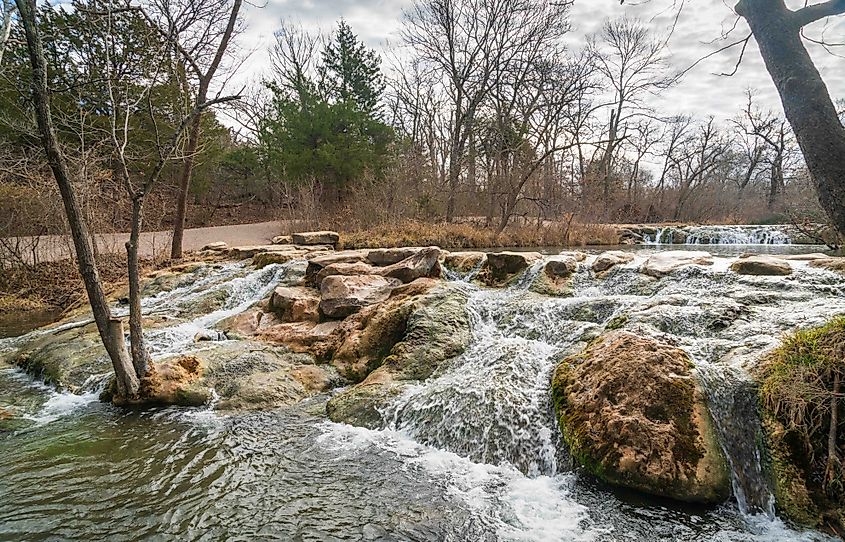 The Travertine Creek at Chickasaw National Recreation Area in Sulphur, Oklahoma