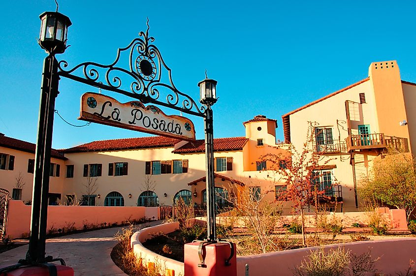 Winslow, Arizona, USA, La Posada Hotel, April 2, 2009